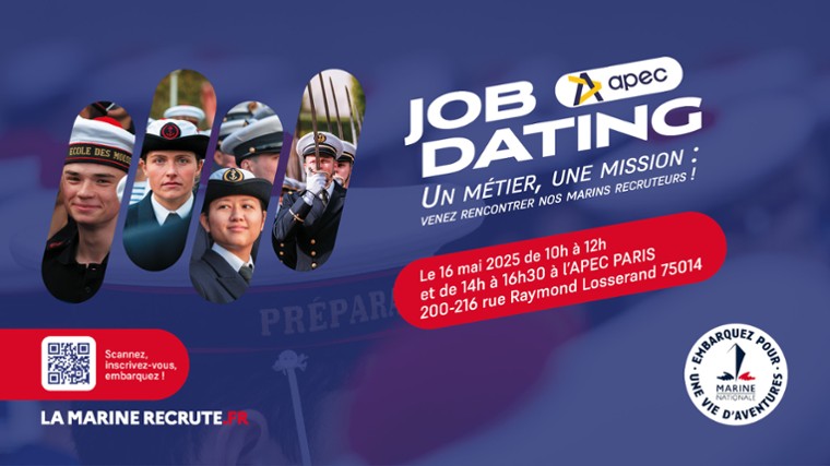 [Jobdating] La Marine Recrute à Paris !